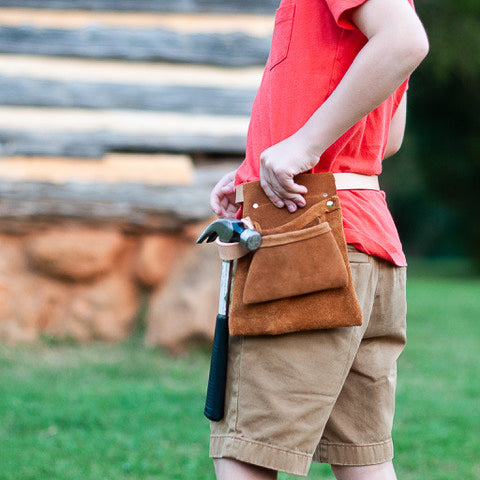 Tool belt outlet skirt